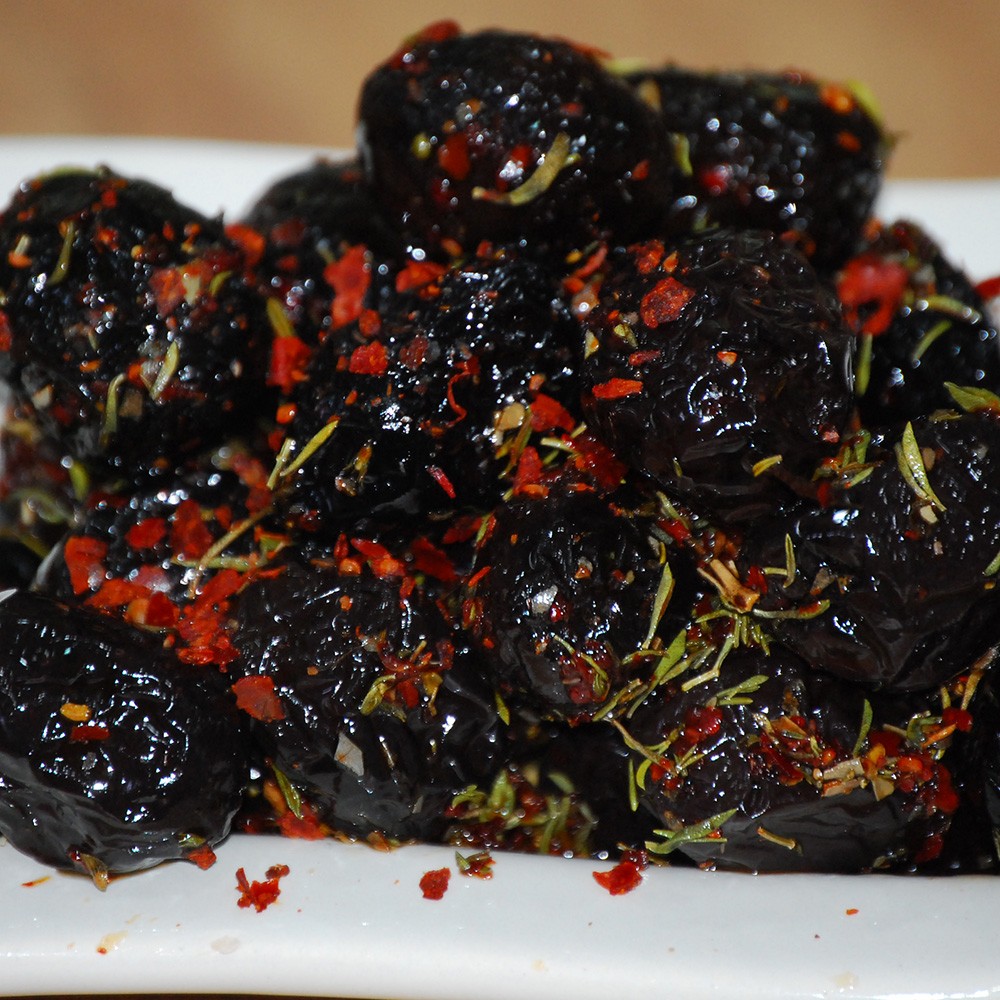 Biberli Siyah Zeytin